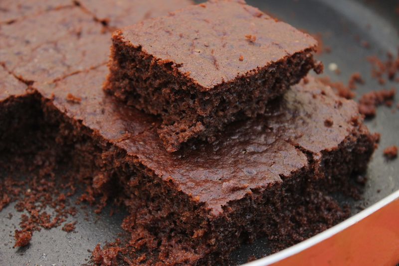 Halva brownie chocolate dessert bar at Tatte